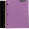 image:imageFive Star 2Pocket Folder Plastic Folder with StayPut Tabs Fits 3Ring Binder Holds 812 x 11 Paper Prom Pink 333420RAmethyst Purple