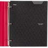 image:imageFive Star 2Pocket Folder Plastic Folder with StayPut Tabs Fits 3Ring Binder Holds 812 x 11 Paper Prom Pink 333420RBlack