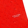 image:imageFive Star 2Pocket Folder Plastic Folder with StayPut Tabs Fits 3Ring Binder Holds 812 x 11 Paper Prom Pink 333420RFire Red