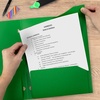 image:imageFive Star 2Pocket Folder Plastic Folder with StayPut Tabs Fits 3Ring Binder Holds 812 x 11 Paper Prom Pink 333420RForest Green