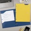 image:imageFive Star 2Pocket Folder Plastic Folder with StayPut Tabs Fits 3Ring Binder Holds 812 x 11 Paper Prom Pink 333420RHarvest Yellow