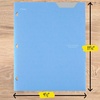 image:imageFive Star 2Pocket Folder Plastic Folder with StayPut Tabs Fits 3Ring Binder Holds 812 x 11 Paper Prom Pink 333420RPacific Blue