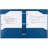 image:imageFive Star 2Pocket Folder Plastic Folder with StayPut Tabs Fits 3Ring Binder Holds 812 x 11 Paper Prom Pink 333420RPacific Blue Pack of 2