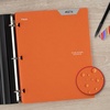 image:imageFive Star 2Pocket Folder Plastic Folder with StayPut Tabs Fits 3Ring Binder Holds 812 x 11 Paper Prom Pink 333420RSolar Orange