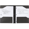 image:imageFive Star 2Pocket Folder Plastic Folder with StayPut Tabs and Prong Fasteners Holds 812 x 11 Paper Solar Orange 340300NBlack
