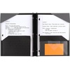 image:imageFive Star 2Pocket Folder Plastic Folder with StayPut Tabs and Prong Fasteners Holds 812 x 11 Paper Solar Orange 340300NBlack