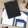 image:imageFive Star 2Pocket Folder Plastic Folder with StayPut Tabs and Prong Fasteners Holds 812 x 11 Paper Solar Orange 340300NBlack