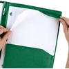 image:imageFive Star 2Pocket Folder Plastic Folder with StayPut Tabs and Prong Fasteners Holds 812 x 11 Paper Solar Orange 340300NGreen