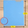 image:imageFive Star 2Pocket Folder Plastic Folder with StayPut Tabs and Prong Fasteners Holds 812 x 11 Paper Solar Orange 340300NPacific Blue