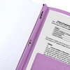 image:imageFive Star 2Pocket Folder Plastic Folder with StayPut Tabs and Prong Fasteners Holds 812 x 11 Paper Solar Orange 340300NPurple