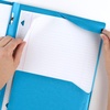 image:imageFive Star 2Pocket Folder Plastic Folder with StayPut Tabs and Prong Fasteners Holds 812 x 11 Paper Solar Orange 340300NTidewater Blue