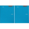 image:imageFive Star 2Pocket Folder Plastic Folder with StayPut Tabs and Prong Fasteners Holds 812 x 11 Paper Solar Orange 340300NTidewater Blue